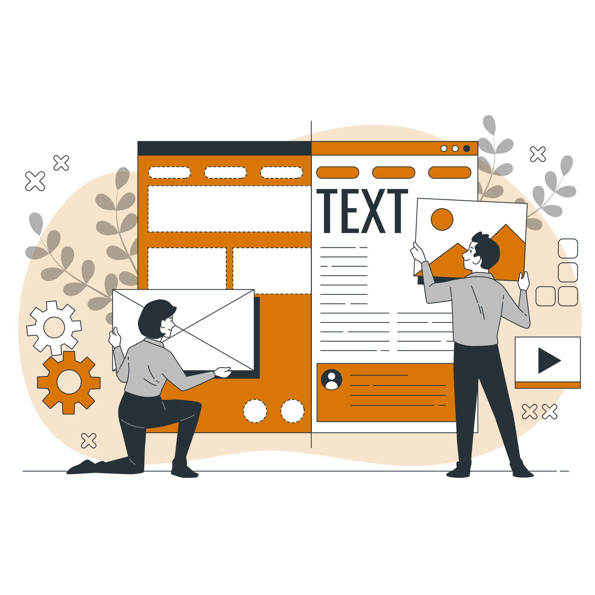 UX/UI tasarım görseli