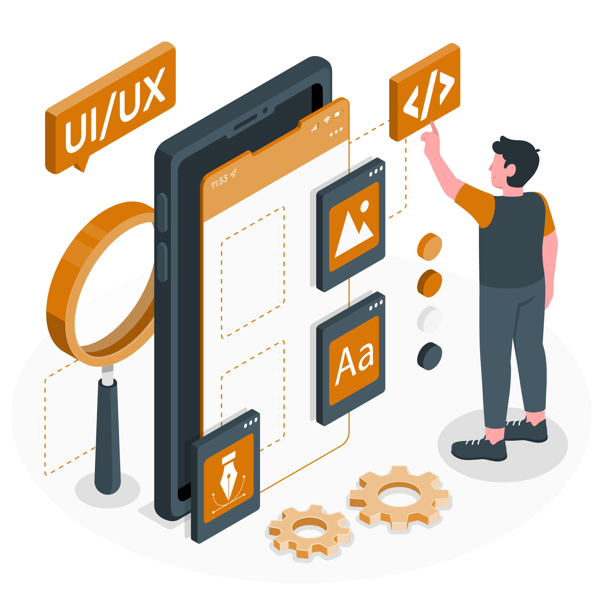UX/UI eğitim görseli